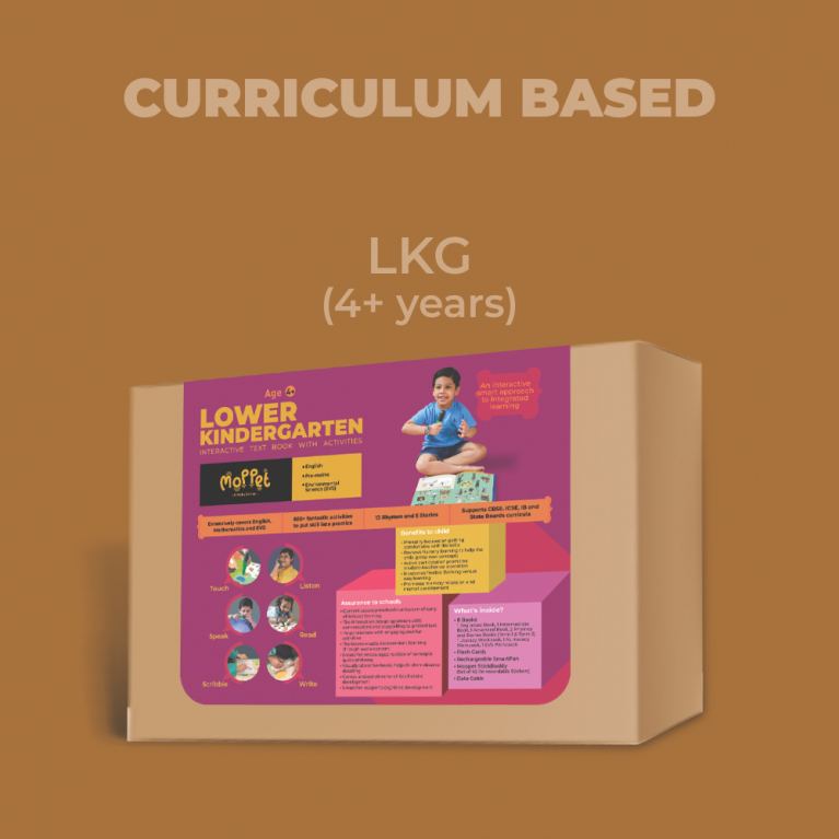 Moppet Lower Kindergarten (LKG) - Curriculum Books for 4 + years
