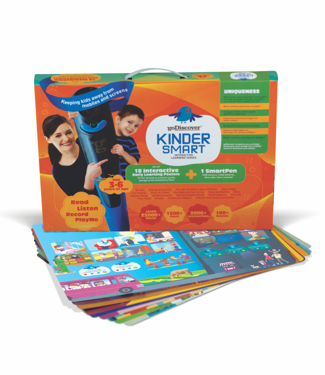 KinderSmart educational book for 2 - 6 years olds kids